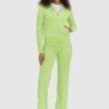 JUICY COUTURE Klasyczna welurowa rozpinana bluza dresowa damska robertson