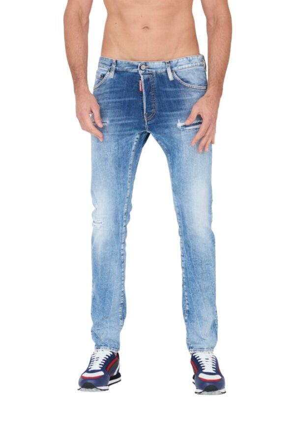 DSQUARED2 Niebieskie męskie jeansy Cool Guy Jean, Rozmiar 50