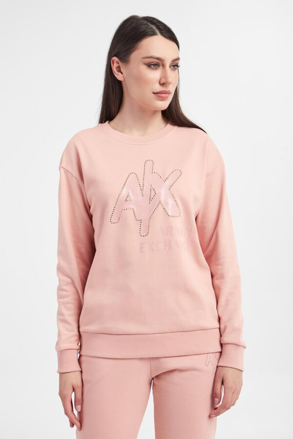 90307beafbdd0cc83385ebe648cc06e83a19ca9a Bluza dresowa damska ARMANI EXCHANGE