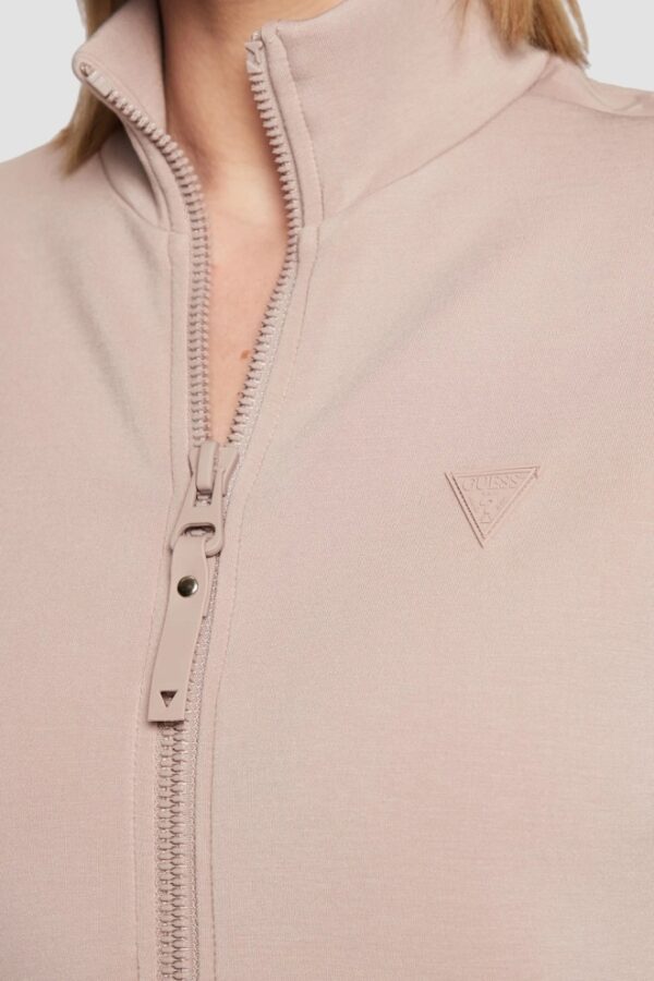 GUESS Różowa bluza damska z lampasami New Allie Scuba