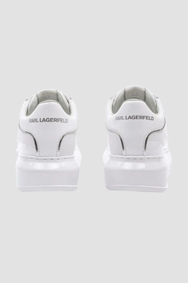 KARL LAGERFELD Białe damskie sneakersy KAPRI Karl Signia