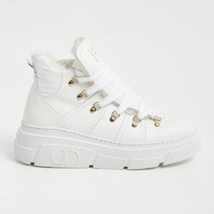 Sneakersy damskie skórzane CESARE CASADEI