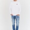 TOMMY JEANS Biały męski longsleeve