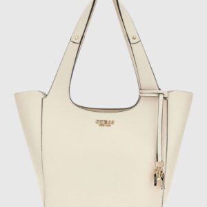 GUESS Beżowa shopperka damska Calista 2 In 1