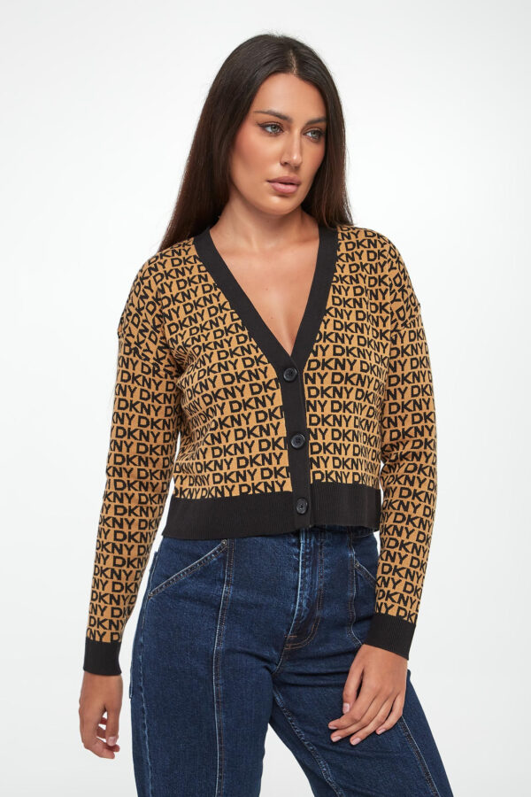 92962060836d936d8628a9c079246b1cefd0dde7 Kardigan damski logowany DKNY