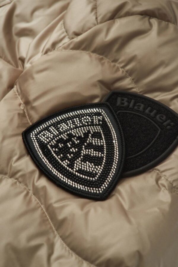 BLAUER Beżowa kurtka damska Aldie Short Jackets