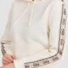 GUESS Beżowa damska bluza Carla Hooded