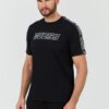 GUESS Czarny męski t-shirt Arlo Cn