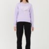 GUESS Lawendowa damska bluza Icon