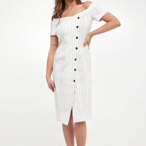 93a99916af4a796111e715df06cd40a73951df65 Sukienka lniana Giberna MARELLA