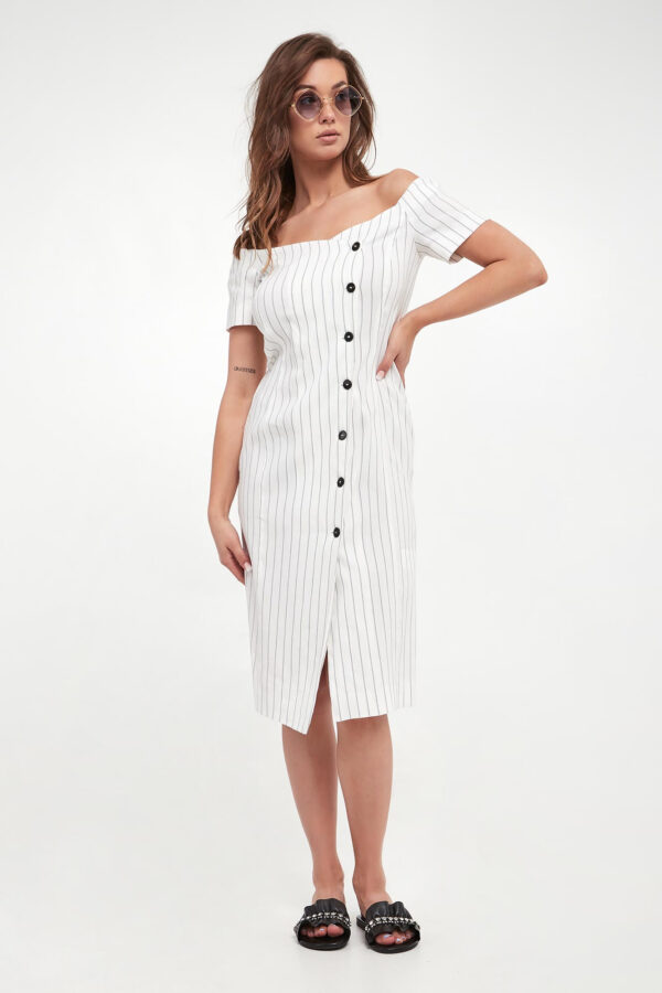 Sukienka lniana Giberna MARELLA