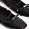 Baleriny damskie lakierowane DKNY