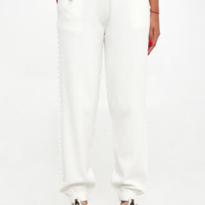 94b356fd38cc2f294ac1426cdc3227312ffa2b08 Spodnie damskie dzianinowe PATRIZIA PEPE