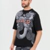 DSQUARED2 Czarny męski t-shirt Loose Fit Tee