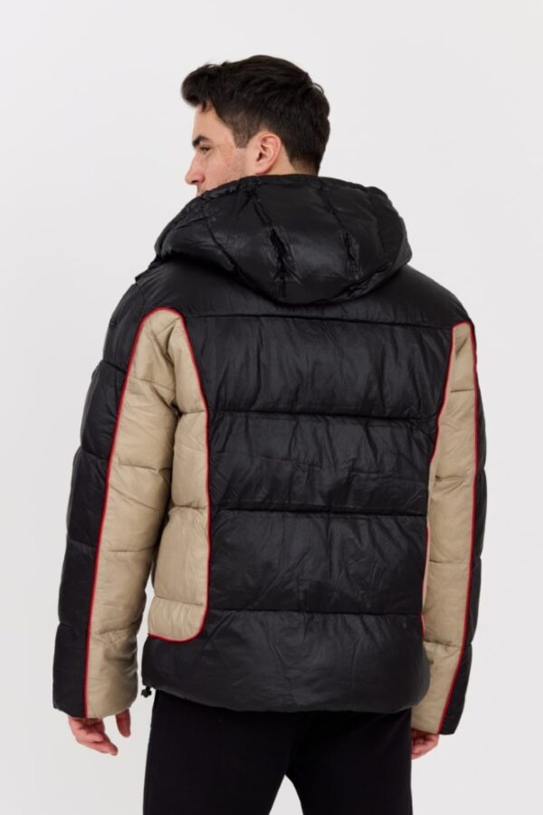 DIESEL Czarna męska kurtka W-OSTEND, Rozmiar 48