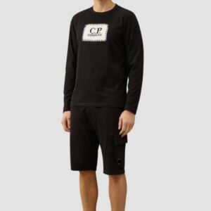 95b4cb333b2b9465a71d71ab2d65aada67f19bbe C.P. COMPANY Czarny męski longsleeve