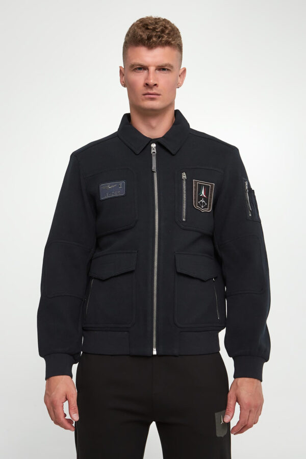 Kurtka męska z wełną AERONAUTICA MILITARE