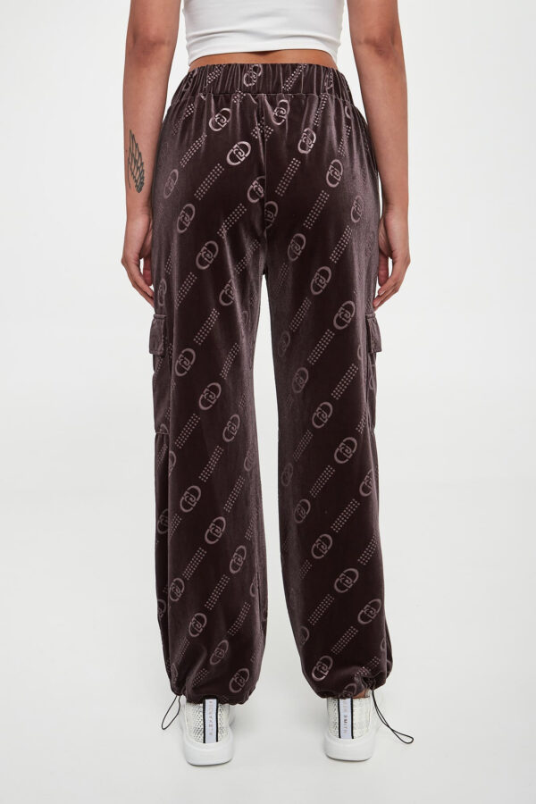 Spodnie damskie welurowe LIU JO