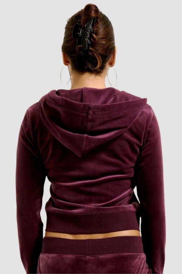 JUICY COUTURE Fioletowa damska bluza Robertson Hoodie