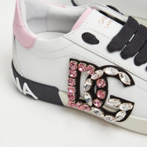 Sneakersy damskie skórzane Portofino Vintage DOLCE & GABBANA