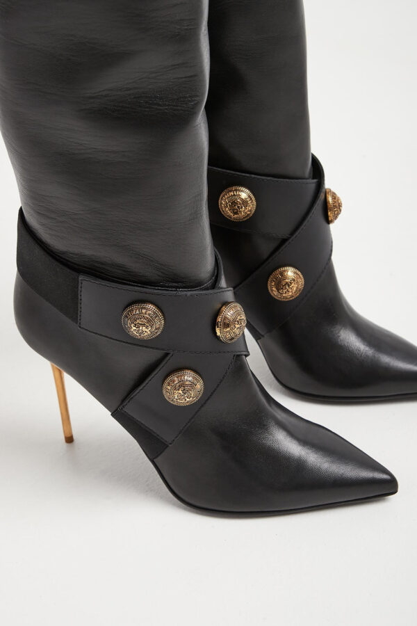 Kozaki damskie na szpilce BALMAIN