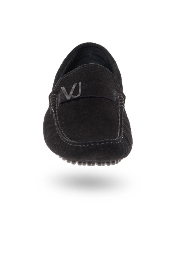 9802201abd6ede8b8da79317a14acef68b34a574 Czarne zamszowe mokasyny męskie