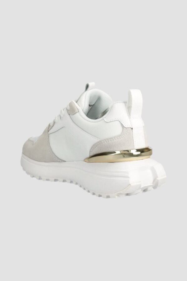 JUST CAVALLI Białe sneakersy Fondo Karina