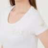 EA7 Biały damski t-shirt
