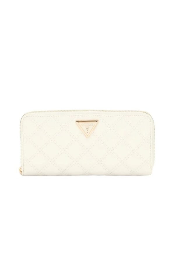 GUESS Biały duży portfel damski Giully