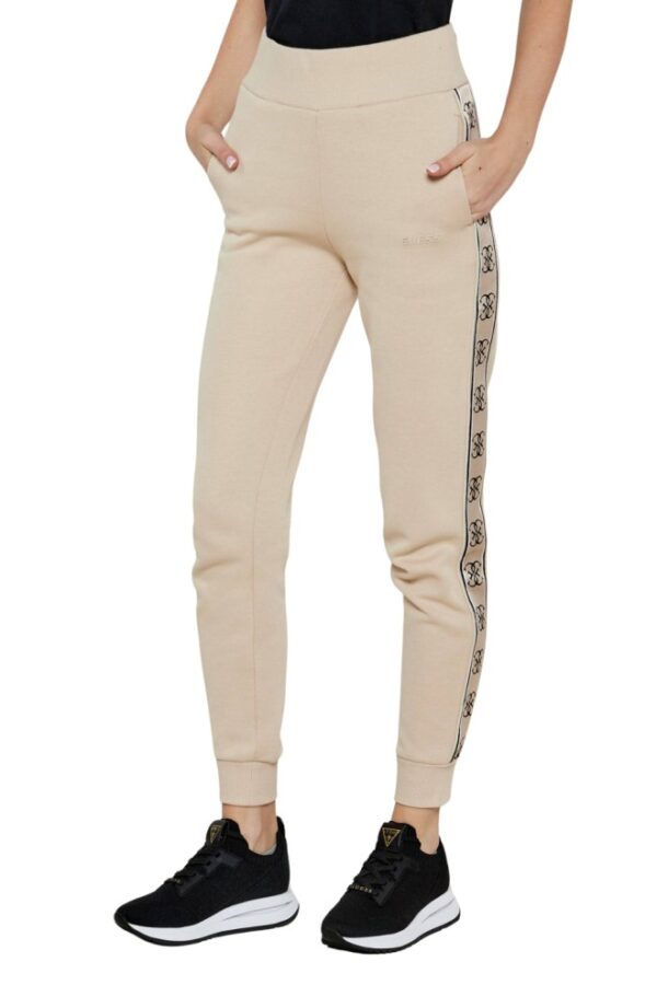 GUESS Beżowe spodnie dresowe damskie Britney