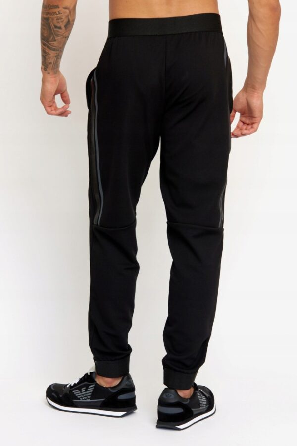 EA7 Męskie spodnie dresowe z lampasami