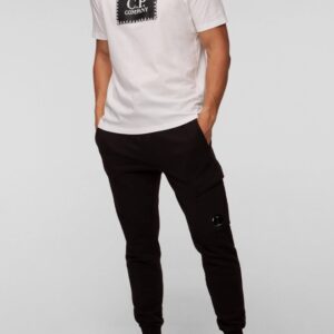 C.P. COMPANY Biały męski t-shirt