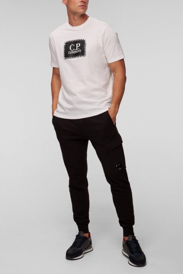 C.P. COMPANY Biały męski t-shirt