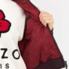 KENZO Bordowa kurtka bomberka damska boke flower