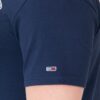 TOMMY JEANS Granatowy t-shirt męski z wyszywanym logo