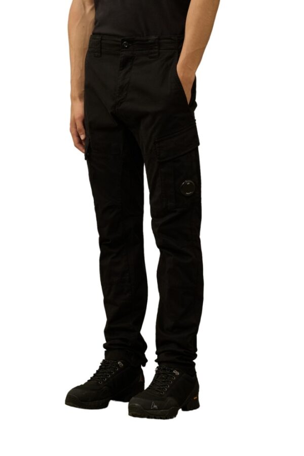 C.P. COMPANY Czarne męskie spodnie Cargo Pant, Rozmiar 50