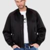DOLCE & GABBANA Czarna męska kurtka bomber outwear jacket, Rozmiar 50