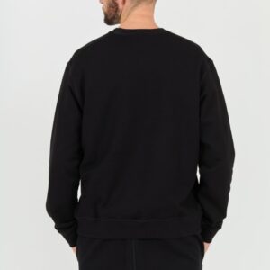 99fbaee833c262e9cb548192b462a2004c64ed2b DSQUARED2 Czarna męska bluza Icon Blur Cool Fit Crewneck