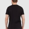ARMANI EXCHANGE Czarny t-shirt męski z aplikacją z logo