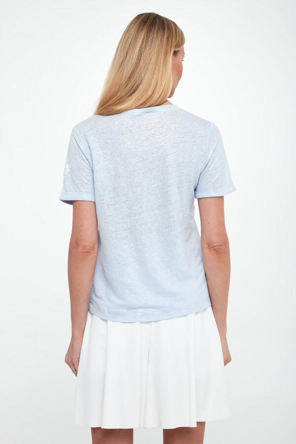 T-shirt damski lniany SPORTA