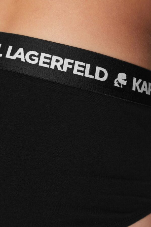 KARL LAGERFELD Czarne slipy męskie 3PACK