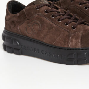 Sneakersy męskie zamszowe CESARE CASADEI