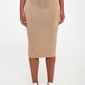 Spódnica midi wełniana ARMANI EXCHANGE