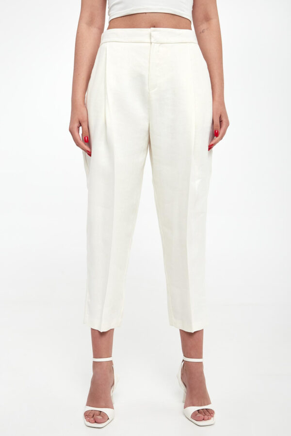 9b7fd4eb3e82054c814b3ba5947b9ca63a038a53 Spodnie damskie lniane ELISABETTA FRANCHI