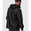 KENZO Czarna męska kurtka wiatrówka z kapturem