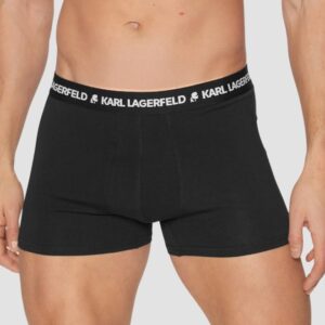 KARL LAGERFELD Czarne męskie bokserki 3PACK