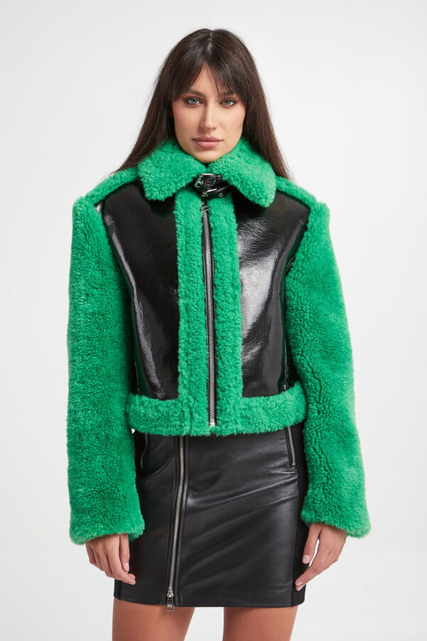 Kurtka damska z futrem KARL LAGERFELD