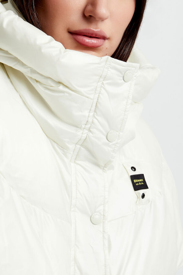 9bf81e6caaaa0207f157d7236abb33442b199693 Komin damski z kapturem BLAUER