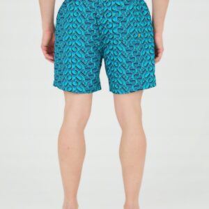 9ca649259c49add6d19ae874eed8dfc8a251c7f7 GUESS Męskie szorty kąpielowe niebiesko-granatowe