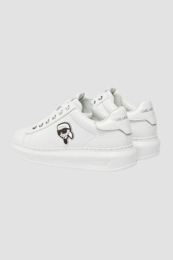 KARL LAGERFELD Białe sneakersy Karl Nft Lo Lace